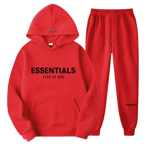 czerwony dres