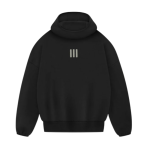 essentials 3 stripes fleece hoodie (1)