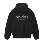 essentials 3 stripes fleece hoodie
