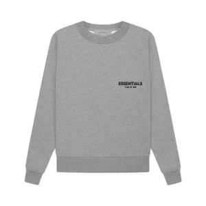 Essentials Heather Grey Sweatshirt Front