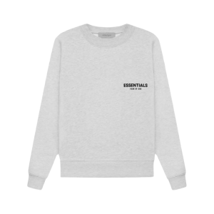 Essentials Light Oatmeal Sweatshirt Front