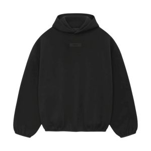 Essentials Oversized Black Hoodie