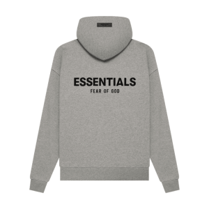 essentials fear of god hoodie dark oatmeal_